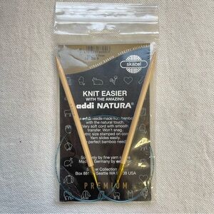 Addi Natura Circular Knitting Needles 60cm 5.50 mm